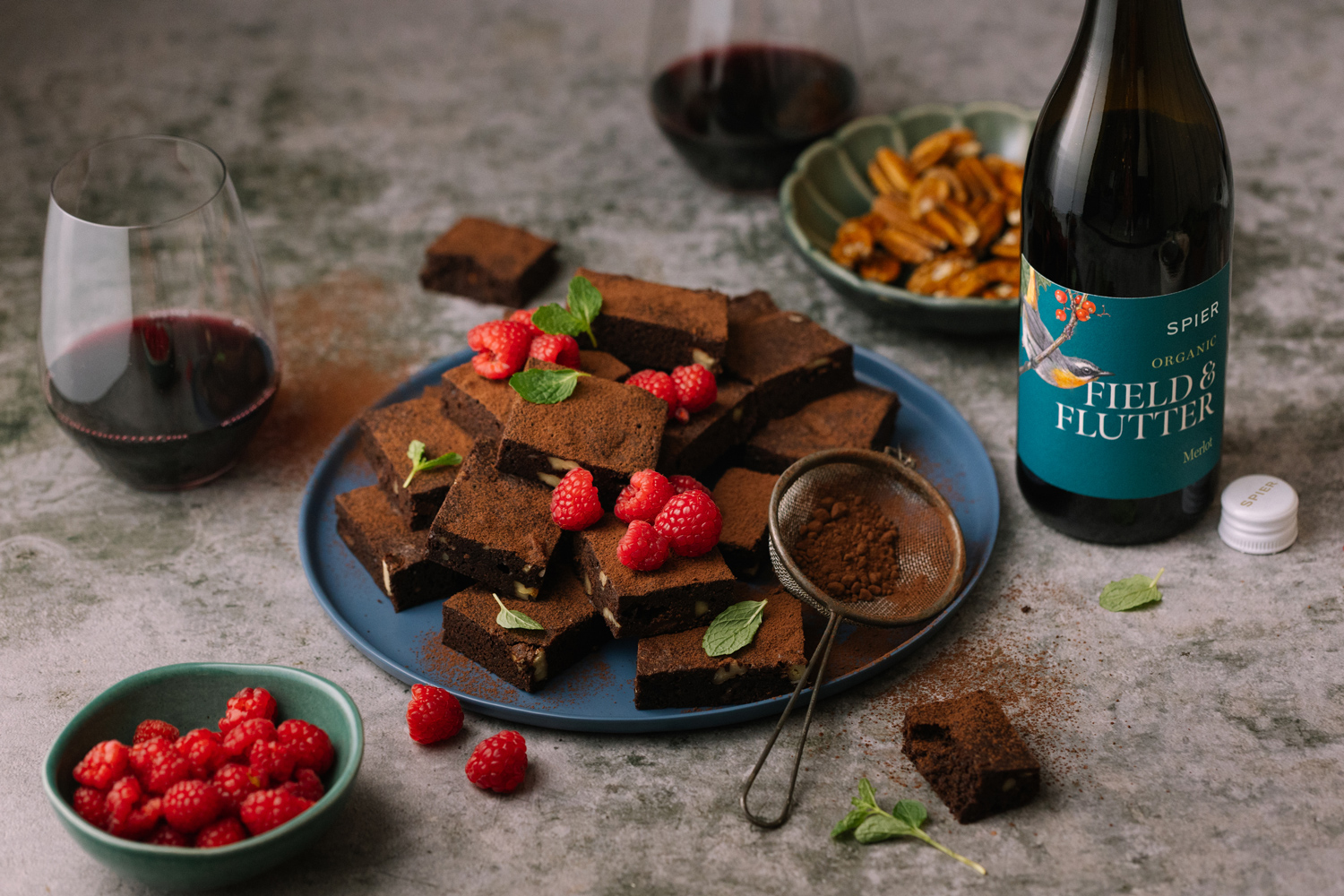 Spier Field & Flutter Organic Merlot Recipe